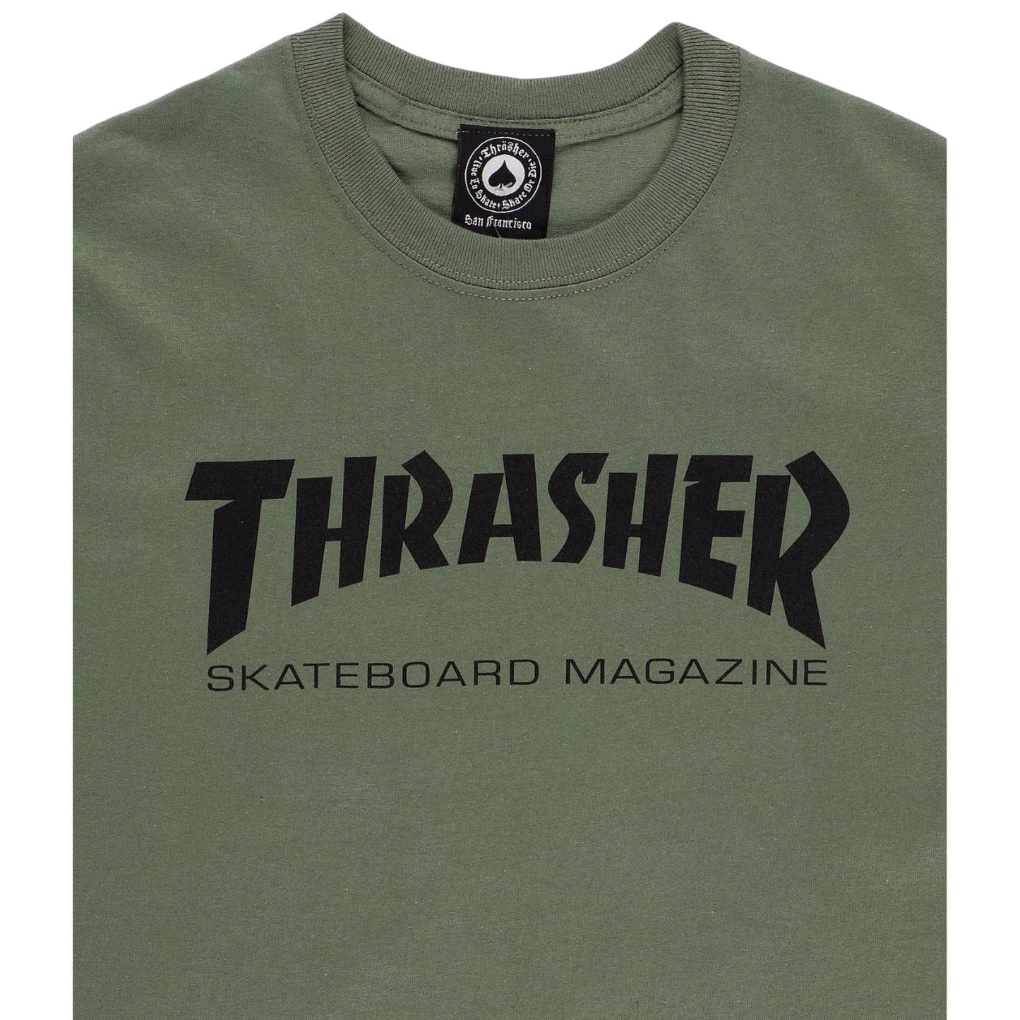 Thrasher Skate Mag T-Shirt - Army Green