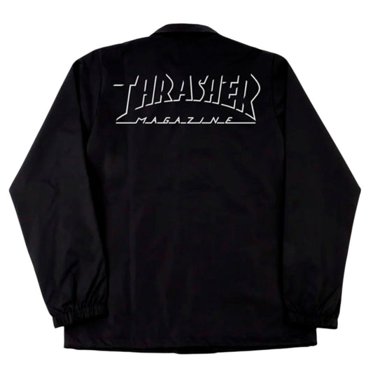 Thrasher Shadow Mag Logo Jacket - Black