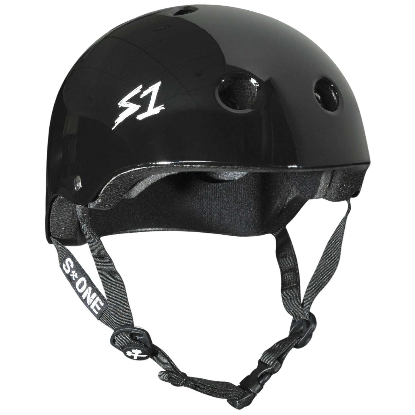 S-One V2 Lifer Black Glossy CPSC Certified Helmet