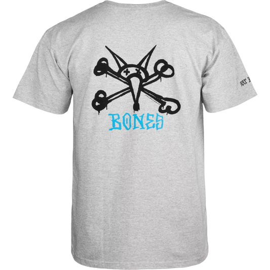 Powell Peralta Rat Bones T-Shirt - Athletic Heather