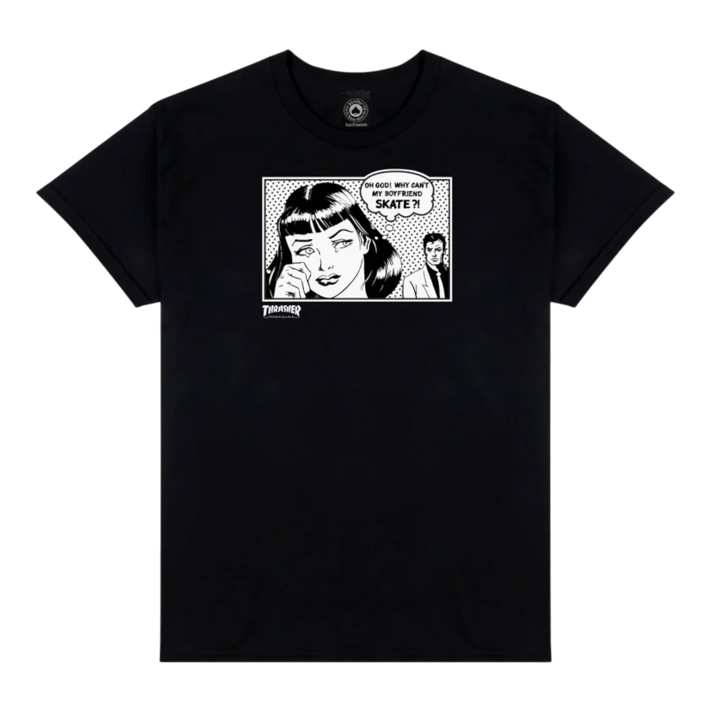Thrasher Boyfriend T-shirt - Black