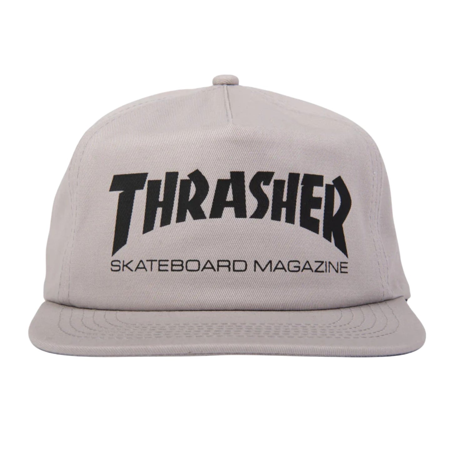 Thrasher Skate Mag Snapback Cap - Gray Black