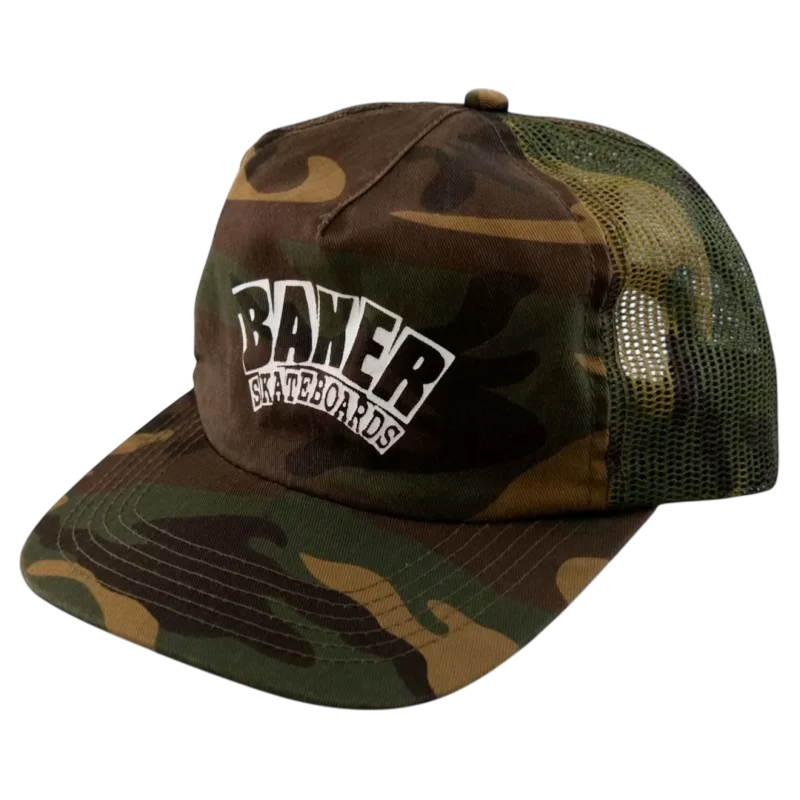 Boné Baker Arch Logo Trucker - Camo