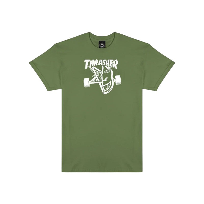 T-Shirt Thrasher x Spitfire Thrash & Burn - Military