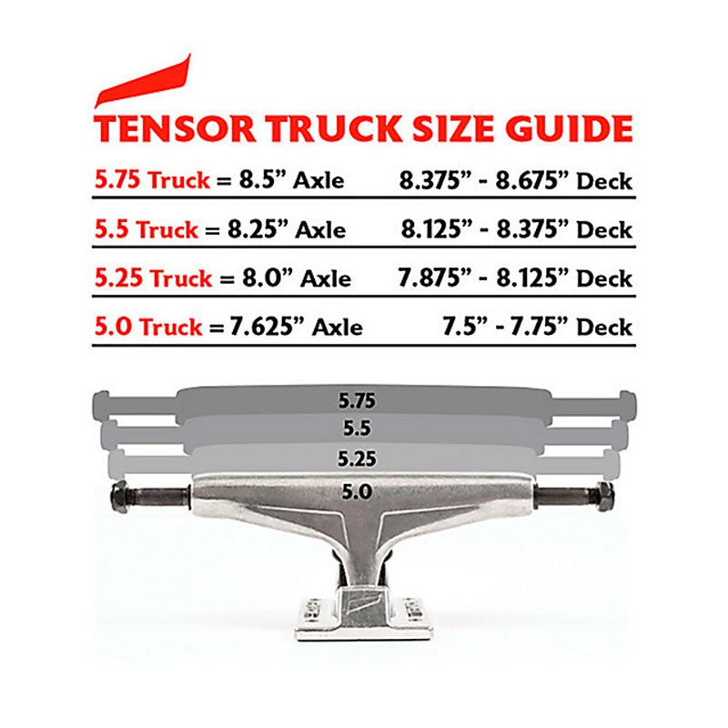 Trucks Tensor Alloys Raw 4.75"