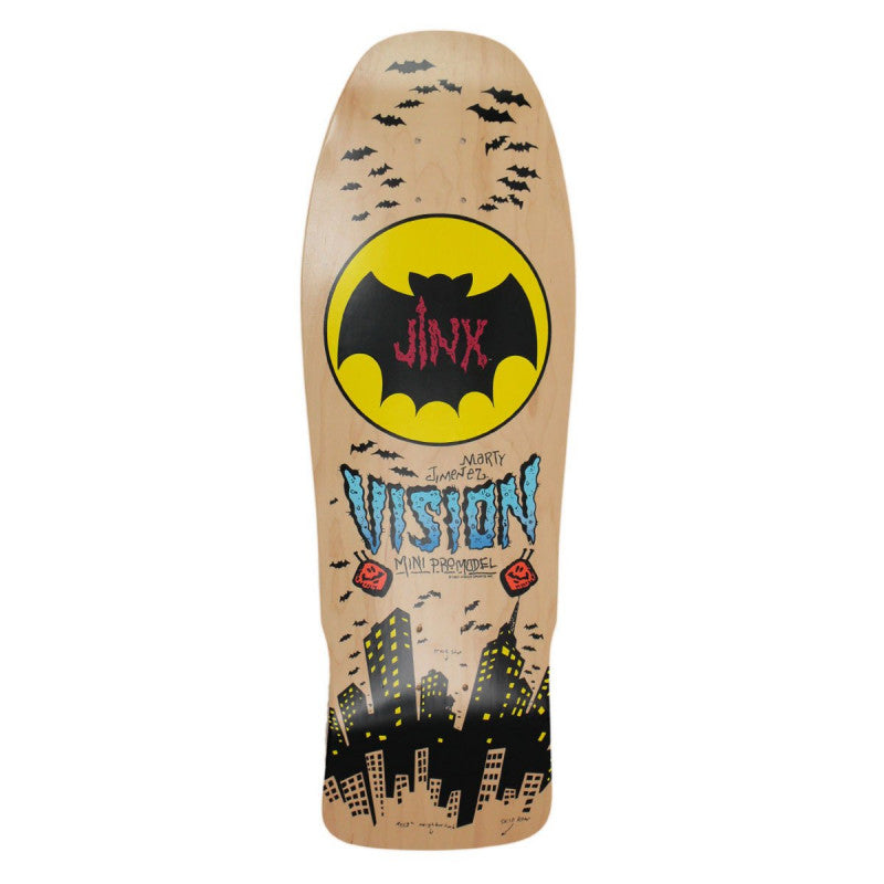 Vision Jinx Mini Modern Concave Old School Natural Skateboard Deck 10"