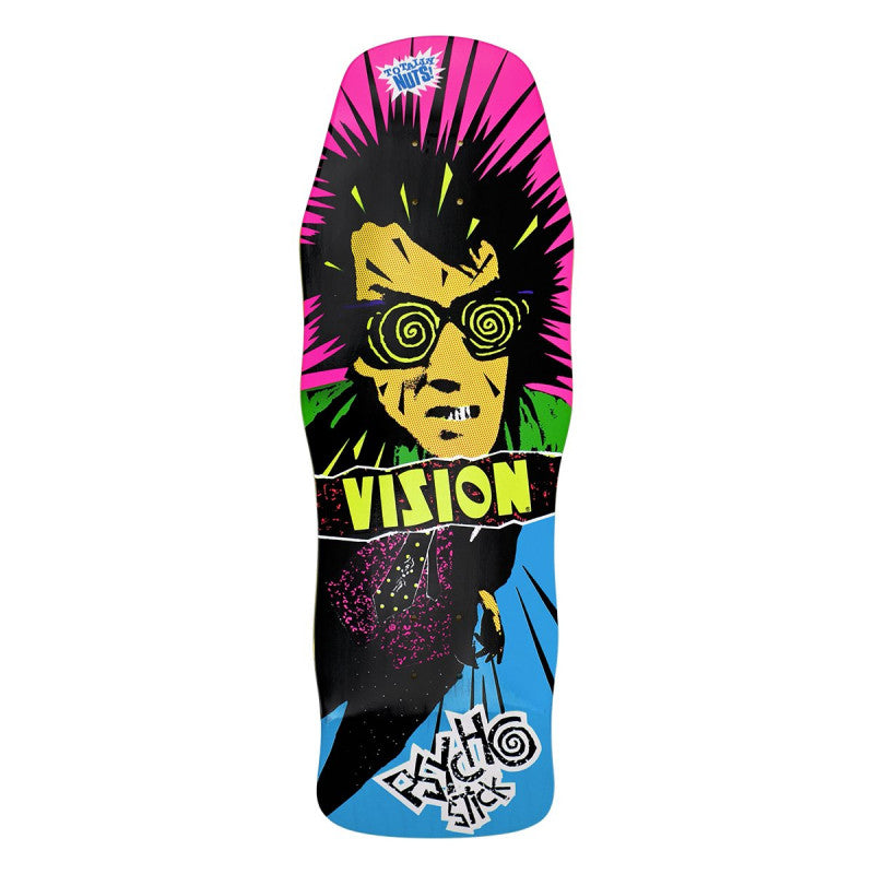 Vision Original Psycho Stick Blue Skateboard Deck 10"