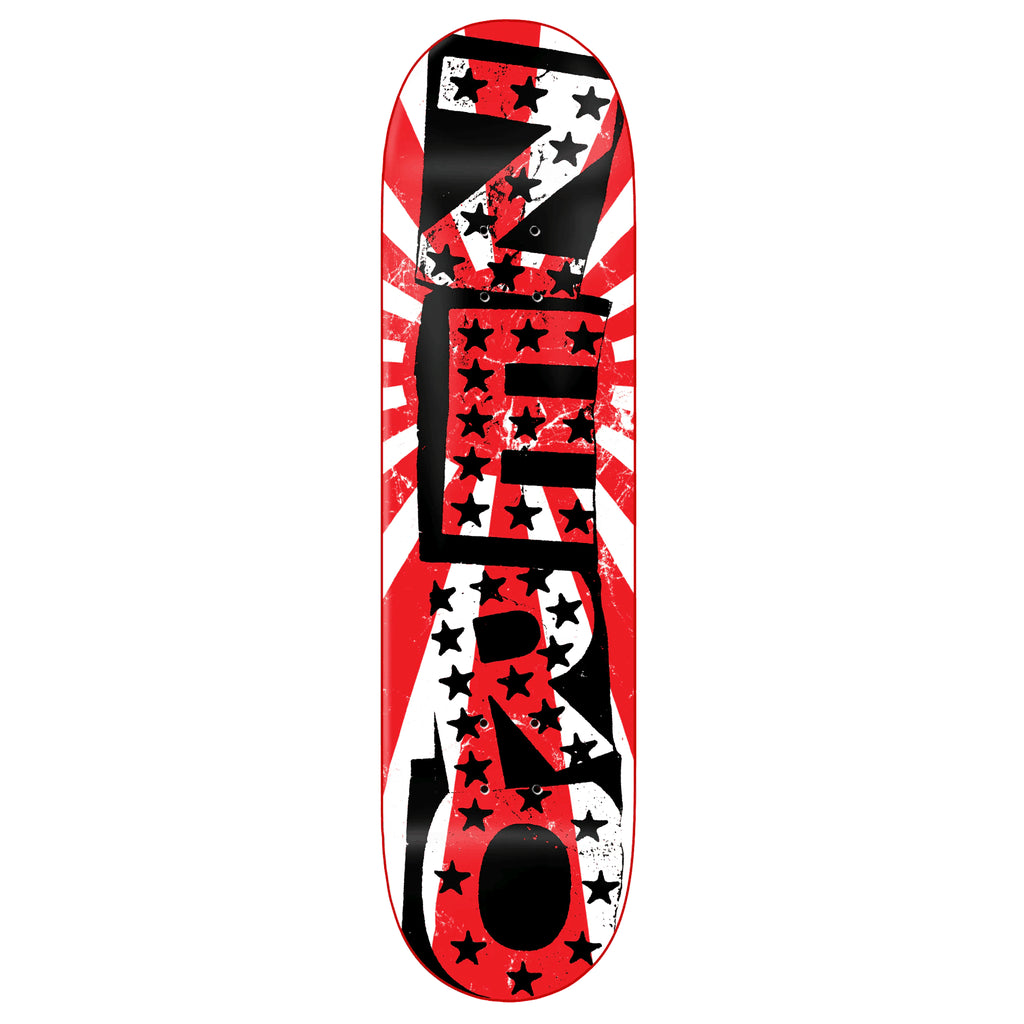 Zero Rising Punk Red Skateboard Deck 8.0"