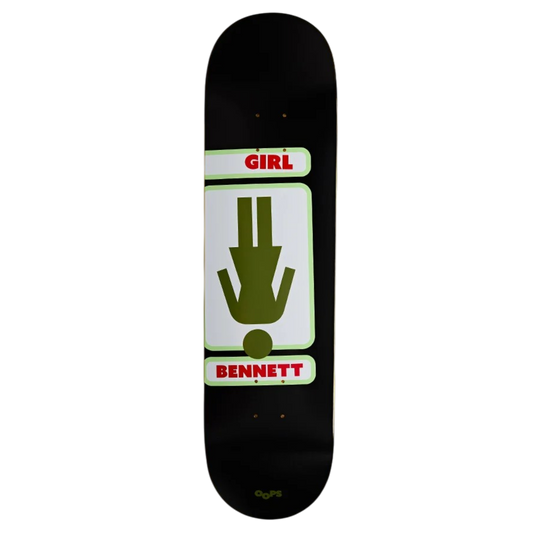 Girl Bennett Oops G027 Skateboard Deck 8.25"