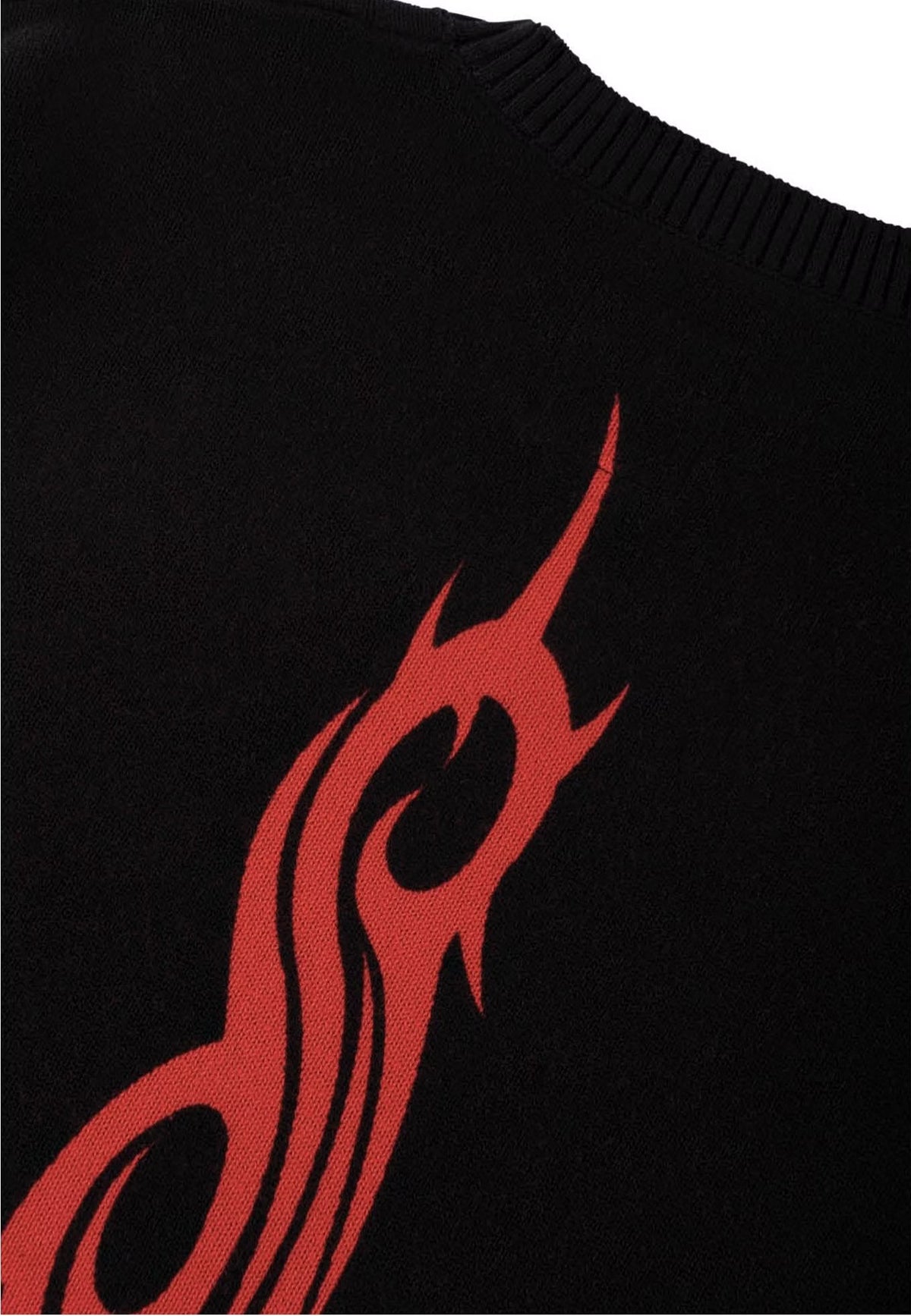 Welcome x Slipknot Overprint Knit Black/Red Sweatshirt