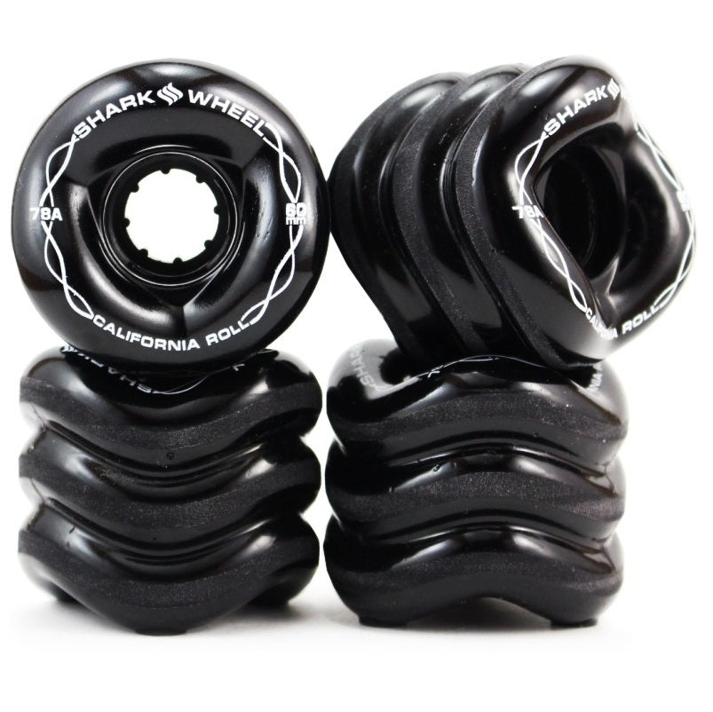 Shark Wheel California Roll Black Wheels 60MM 78A