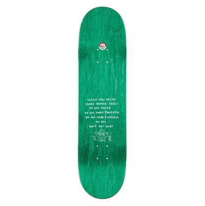 Krooked Una Molti Demetional White Skateboard Deck 8.28"
