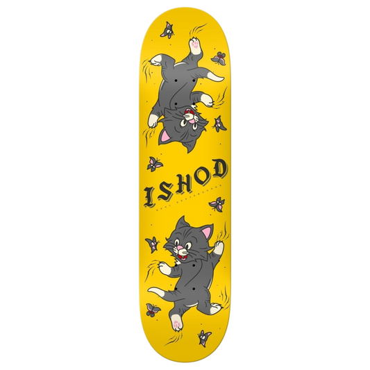 Real Ishod Kitten Scratch Twin Tail Skateboard Deck 8.0"