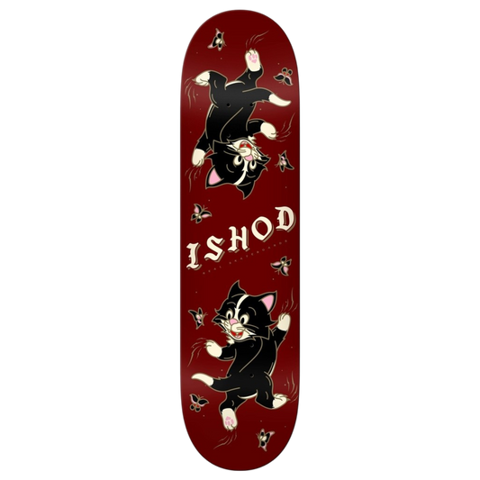 Real Ishod Kitten Scratch Twin Tail Skateboard Deck 8.25"