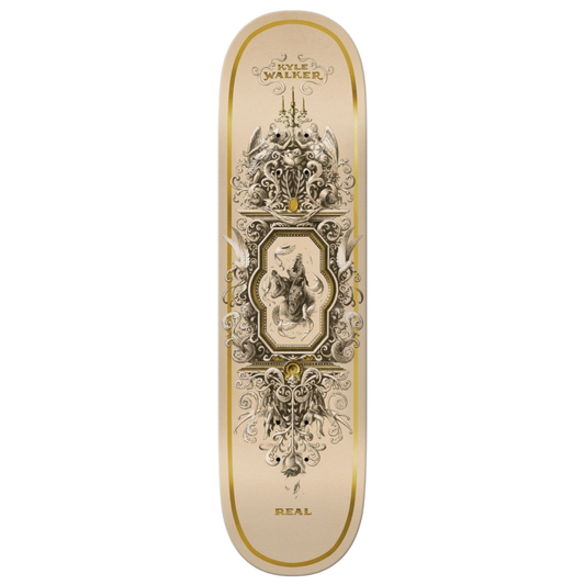 Real Kyle Walker Cerberus True Fit Skateboard Deck Beige 8.25"