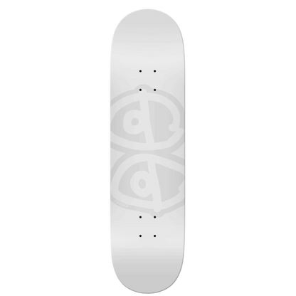 Krooked Eyes Team White Skateboard Deck 8.06"