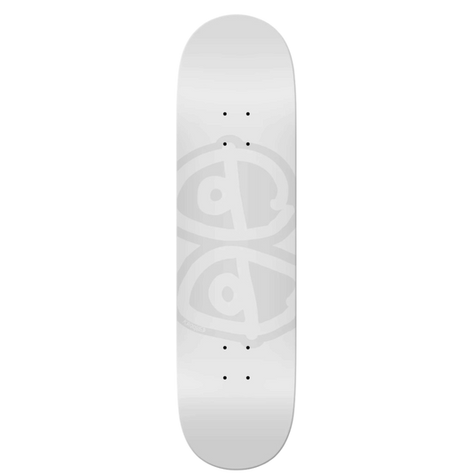 Krooked Eyes Team White Skateboard Deck 8.06"