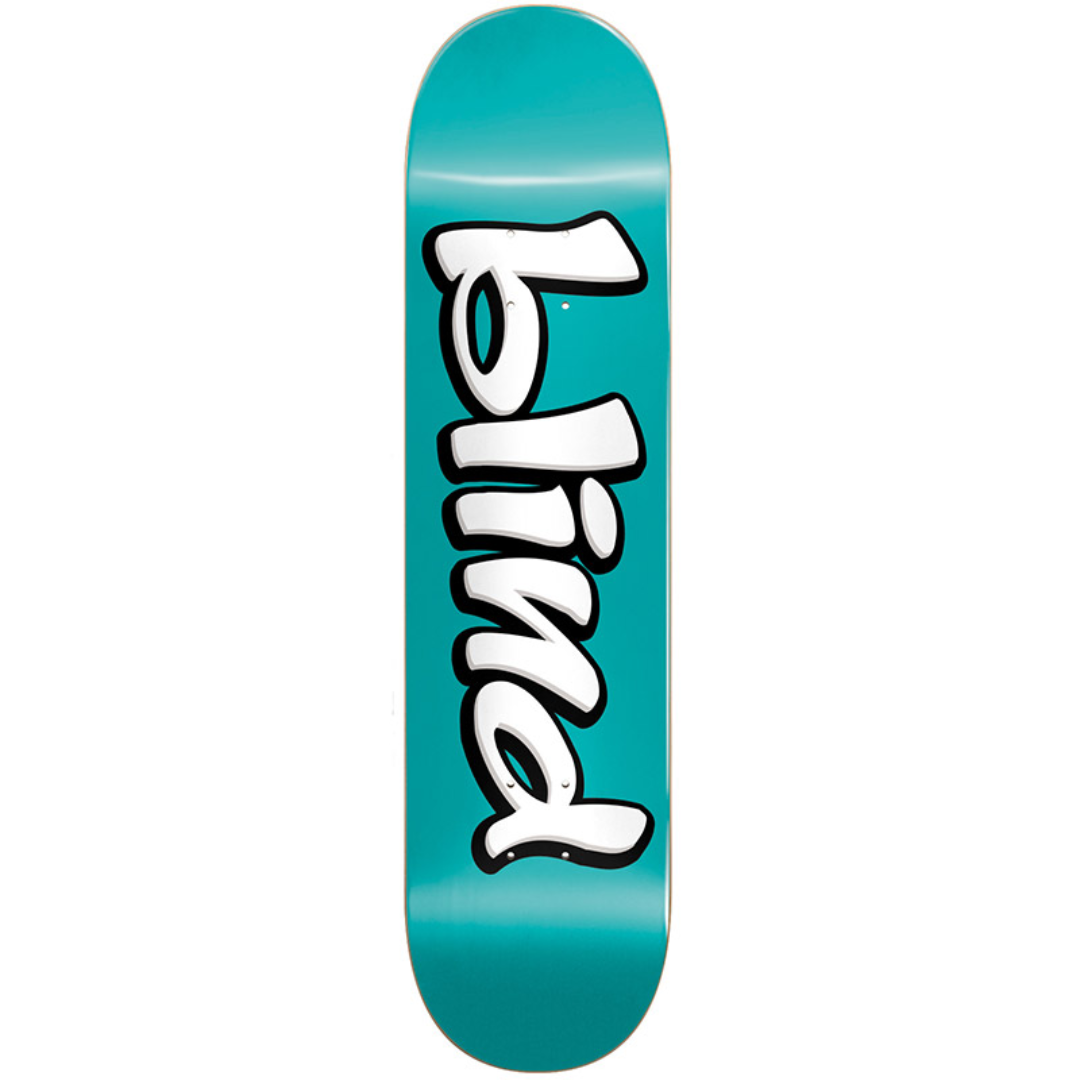 Blind Vintage Logo Teal Skateboard Deck 7.75"