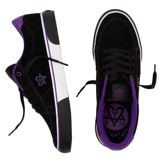 Fallen New Bomber Bam Margera Ténis de Skate Black/Purple
