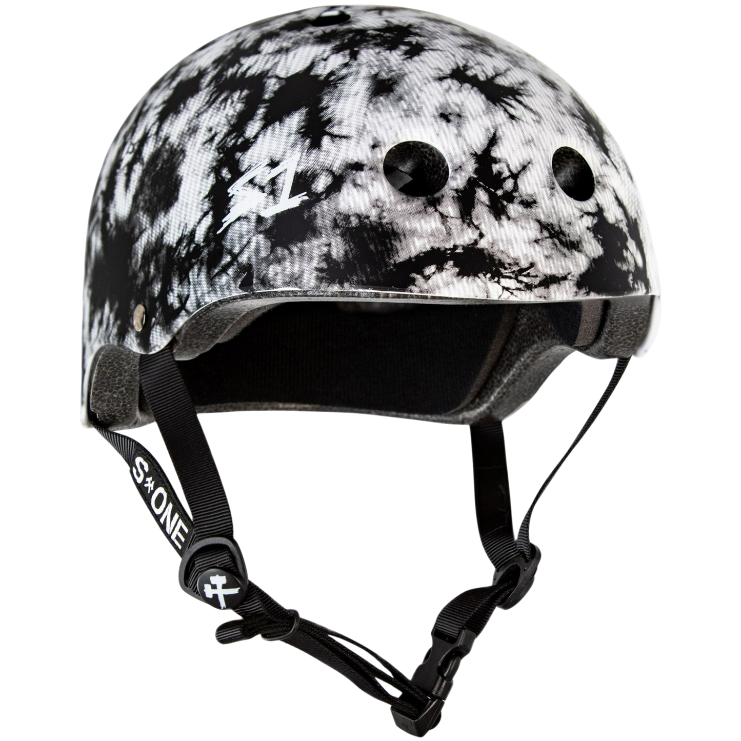 S-One Lifer CPSC Black/White Tie Dye Certified Helmet