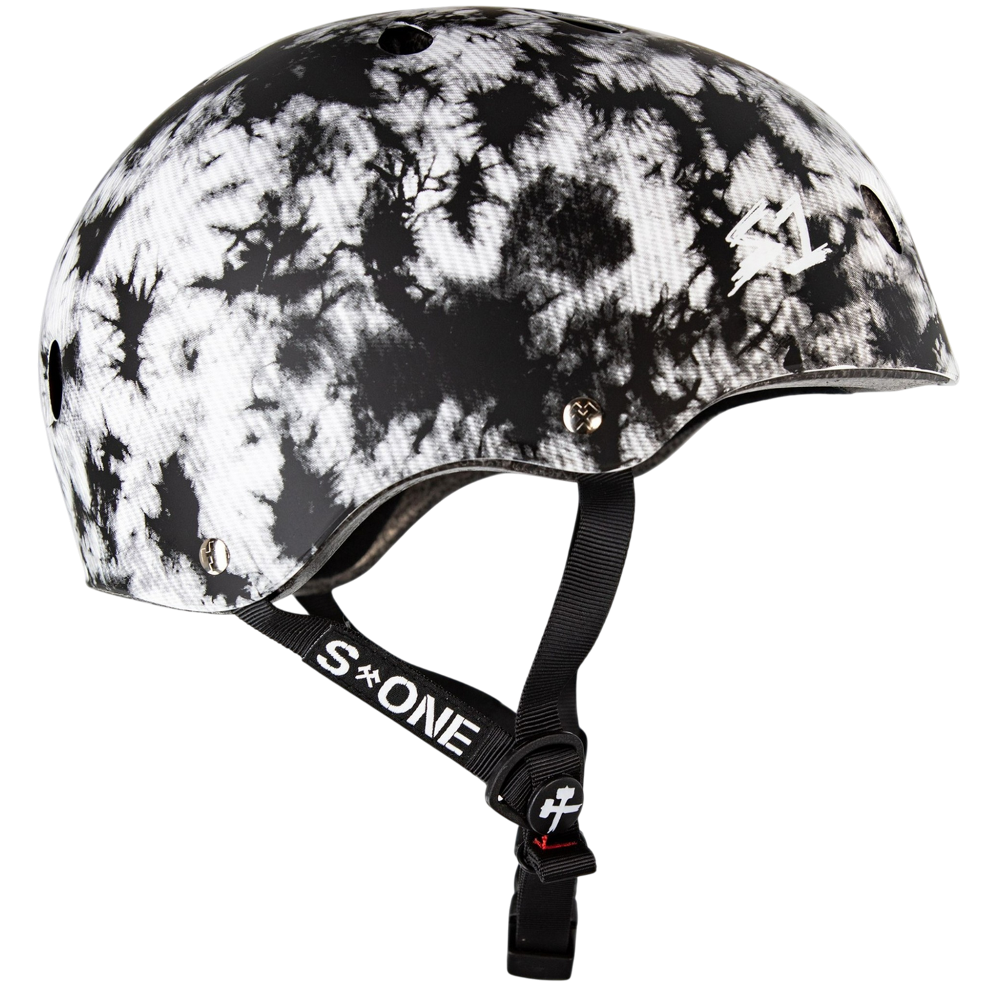 S-One Lifer CPSC Black/White Tie Dye Certified Helmet