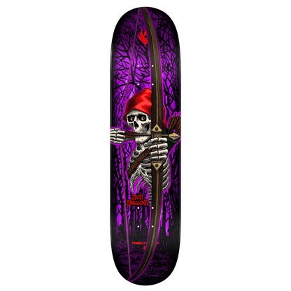 Powell Peralta Flight Zach Doelling Archer Purple Skateboard Deck 8.0"
