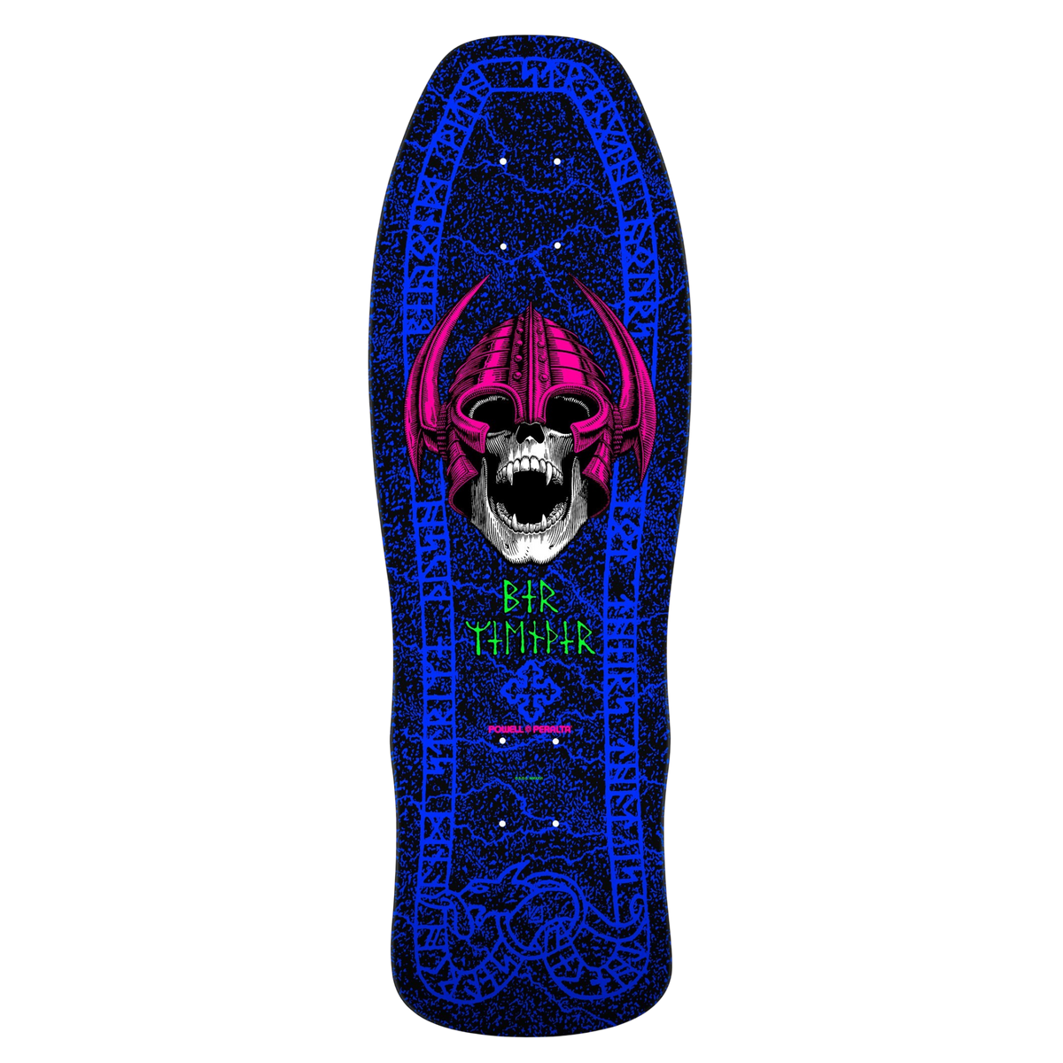 Powell Peralta Per Welinder Nordic Skull Blacklight Skateboard Deck 9.625"
