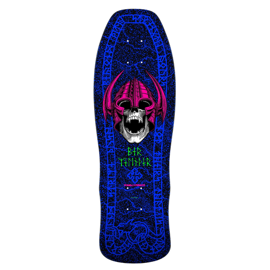 Powell Peralta Per Welinder Nordic Skull Blacklight Skateboard Deck 9.625"