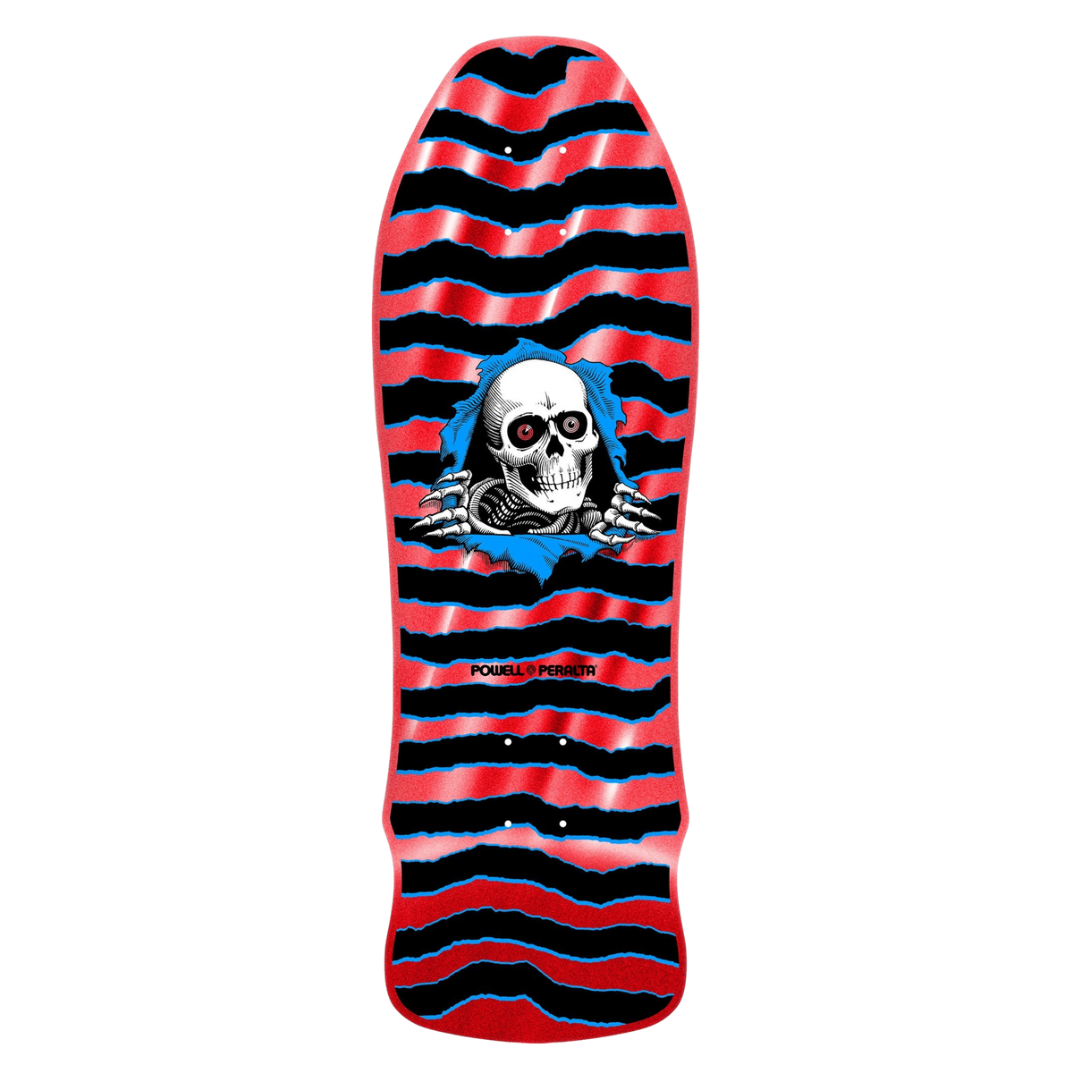 Powell Peralta Geegah Ripper Red Foil Skateboard Deck 9.75"