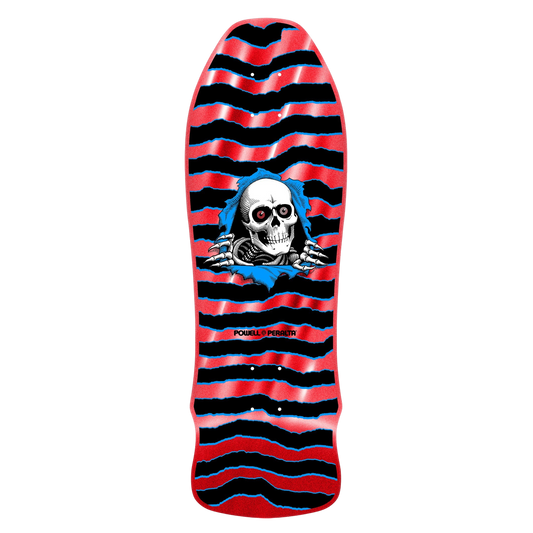 Powell Peralta Geegah Ripper Red Foil Skateboard Deck 9.75"