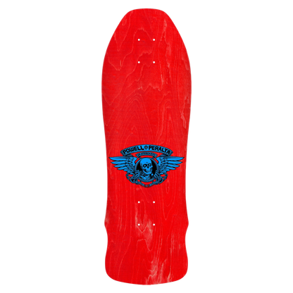 Powell Peralta Geegah Ripper Red Foil Skateboard Deck 9.75"