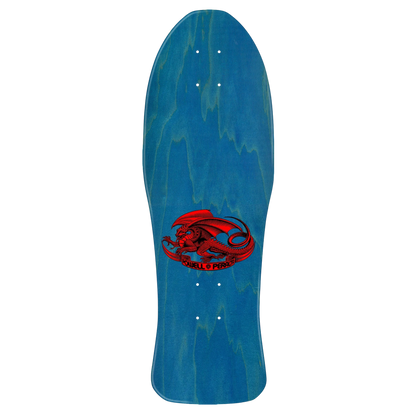 Powell Peralta Steve Caballero Chinese Dragon Aqua Foil Skateboard Deck 10"