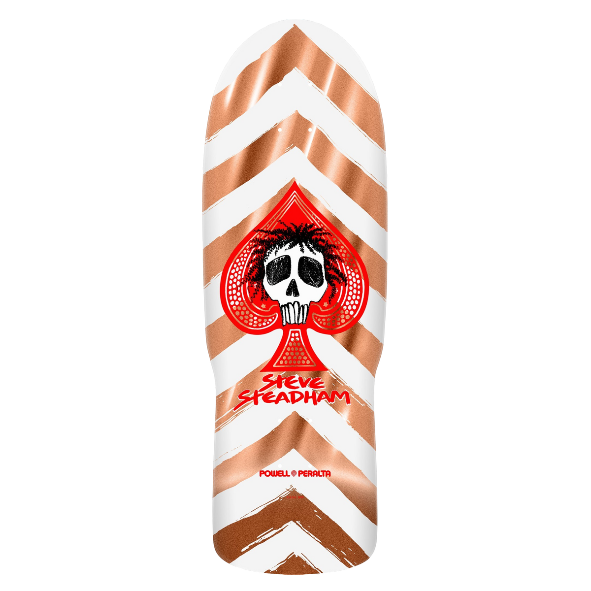 Powell Peralta Steve Steadham Spade Copper Foil Skateboard Deck 10"