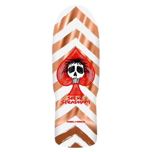 Powell Peralta Steve Steadham Spade Copper Foil Skateboard Deck 10"