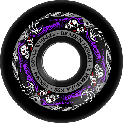 Bones Braden Hoban Reaper X-Formula™ (XF) V6 Wide-Cut Wheels - 53mm 99A