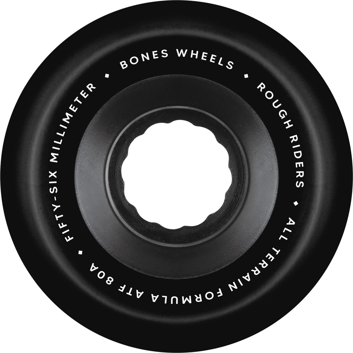 Rodas Bones Rough Rider All Terrain Formula™ (ATF) Black - 56mm 80A