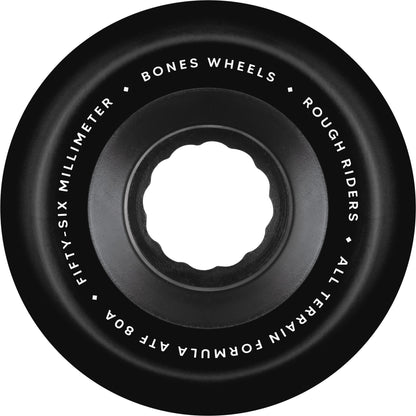 Rodas Bones Rough Rider All Terrain Formula™ (ATF) Black - 56mm 80A