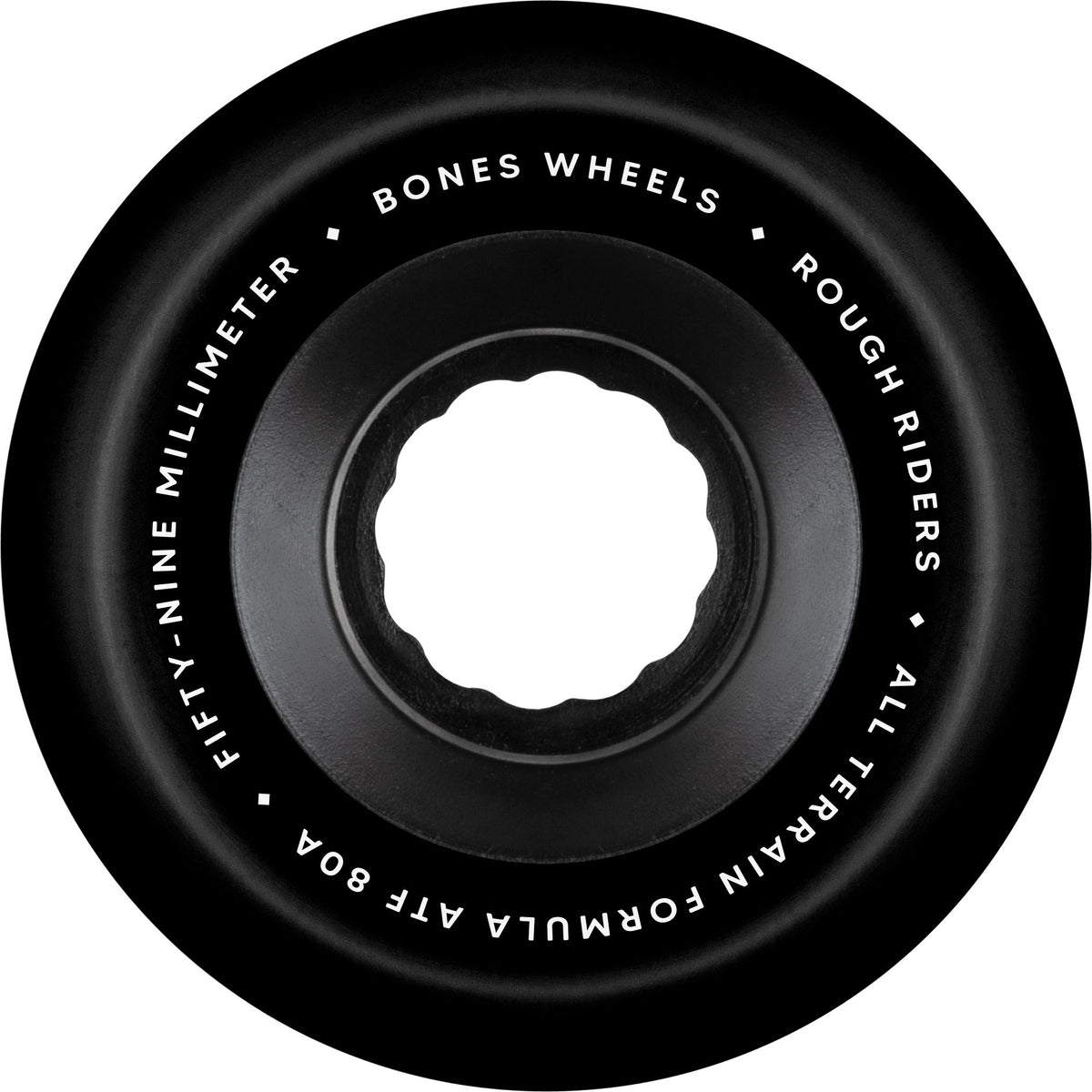 Rodas Bones Rough Rider All Terrain Formula™ (ATF) Black - 59mm 80A