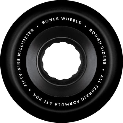 Rodas Bones Rough Rider All Terrain Formula™ (ATF) Black - 59mm 80A