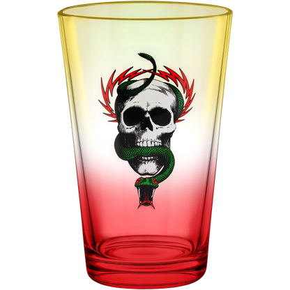 Powell Peralta McGill Skull & Snake Copo Yellow/Red Fade