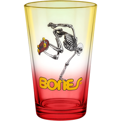 Powell Peralta Skateboard Skeleton Copo Yellow/Red Fade