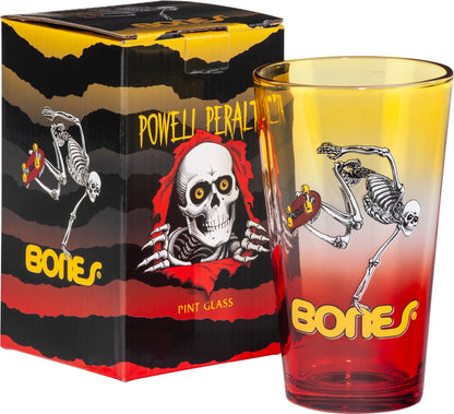 Powell Peralta Skateboard Skeleton Copo Yellow/Red Fade