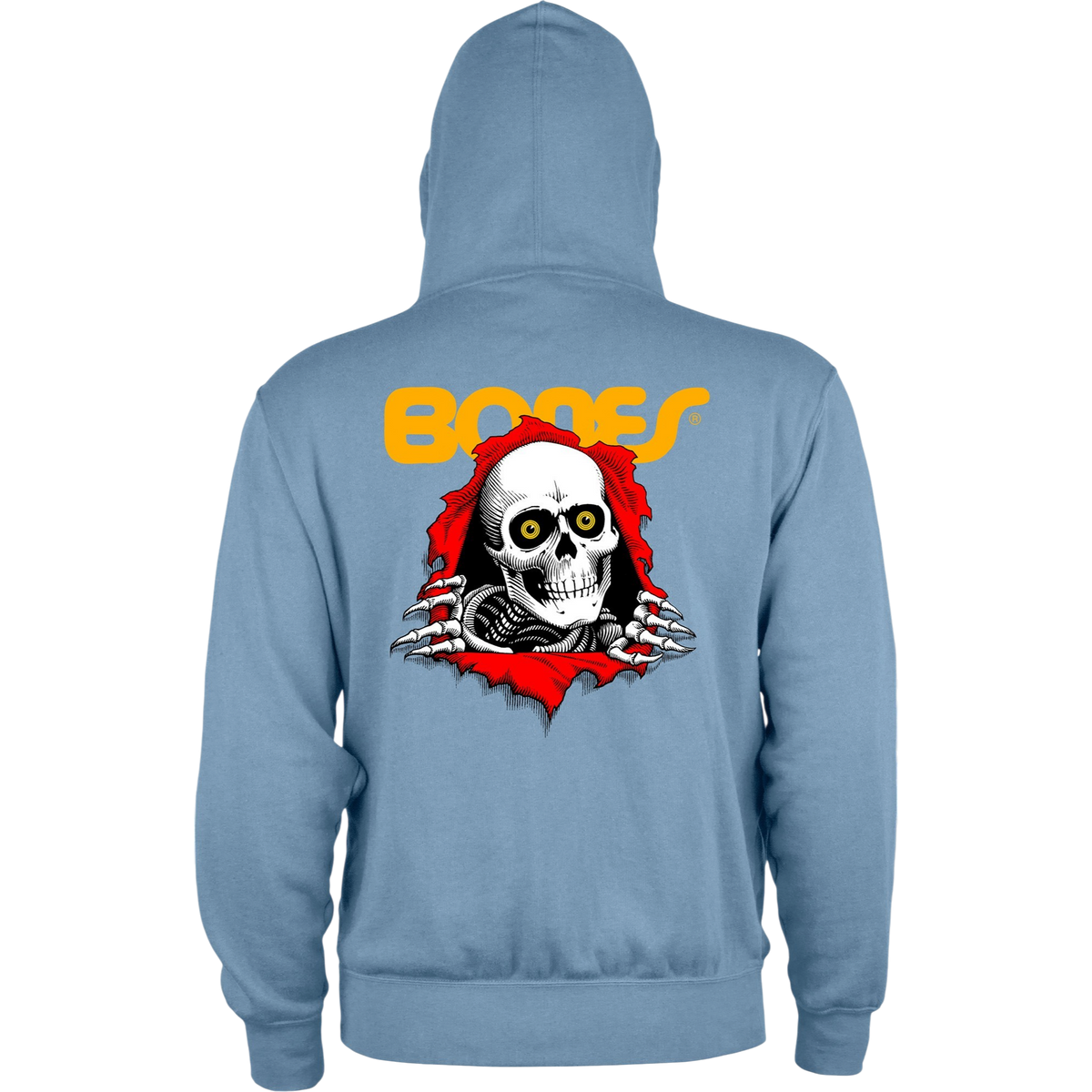 Powell Peralta Zip-Up Hoodie Ripper - Misty Blue