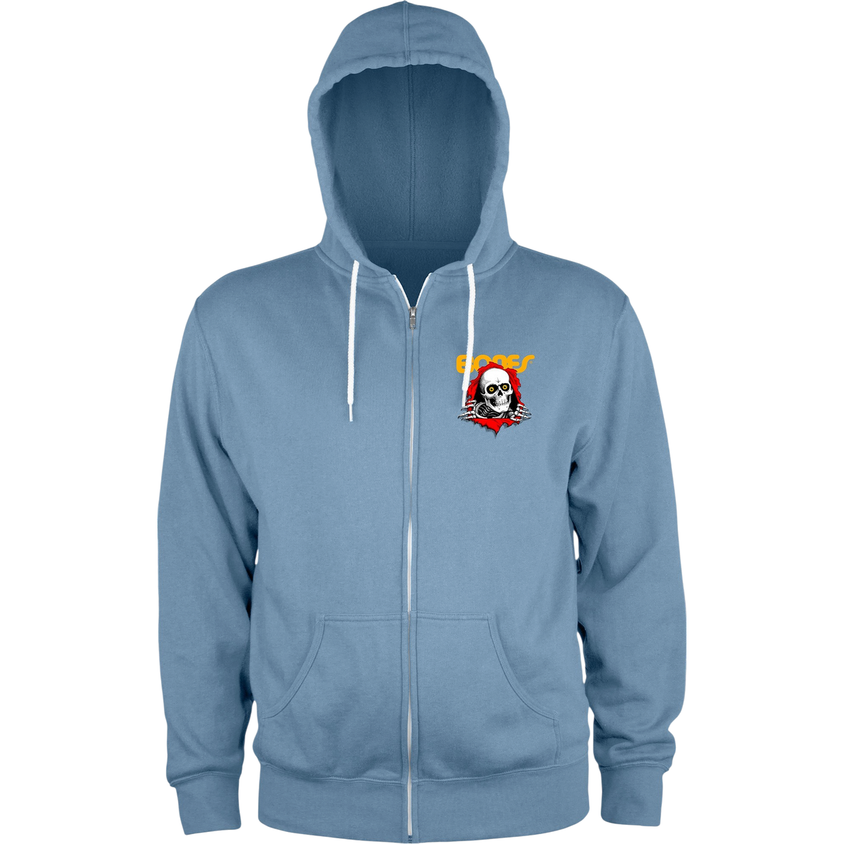 Powell Peralta Zip-Up Hoodie Ripper - Misty Blue