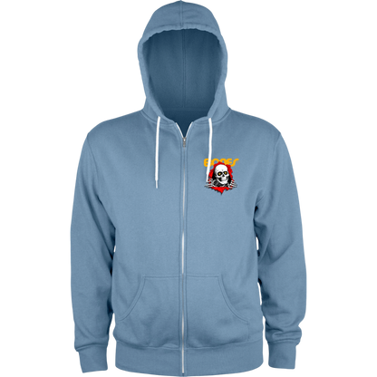 Powell Peralta Zip-Up Hoodie Ripper - Misty Blue