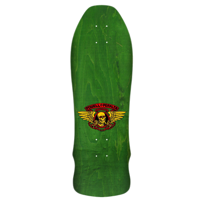 Powell Peralta Geegah Skull & Sword Green Stain Skateboard Deck 9.75"