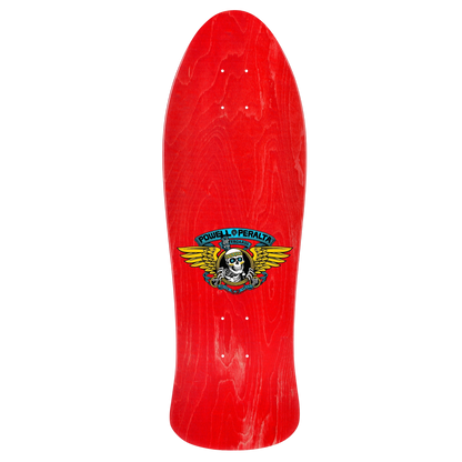 Powell Peralta Steve Saiz Totem Red Veneer Skateboard Deck 10"