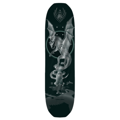 Powell Peralta Flight Andy Anderson Hydrant Silver Foil Skateboard Deck 8.4"