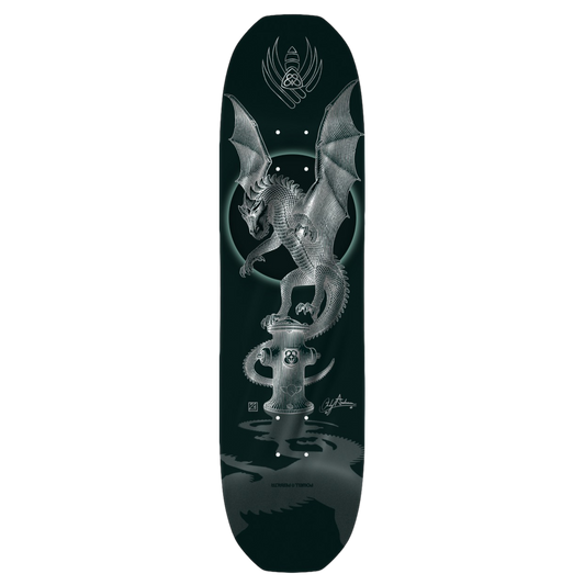 Powell Peralta Flight Andy Anderson Hydrant Silver Foil Skateboard Deck 8.4"