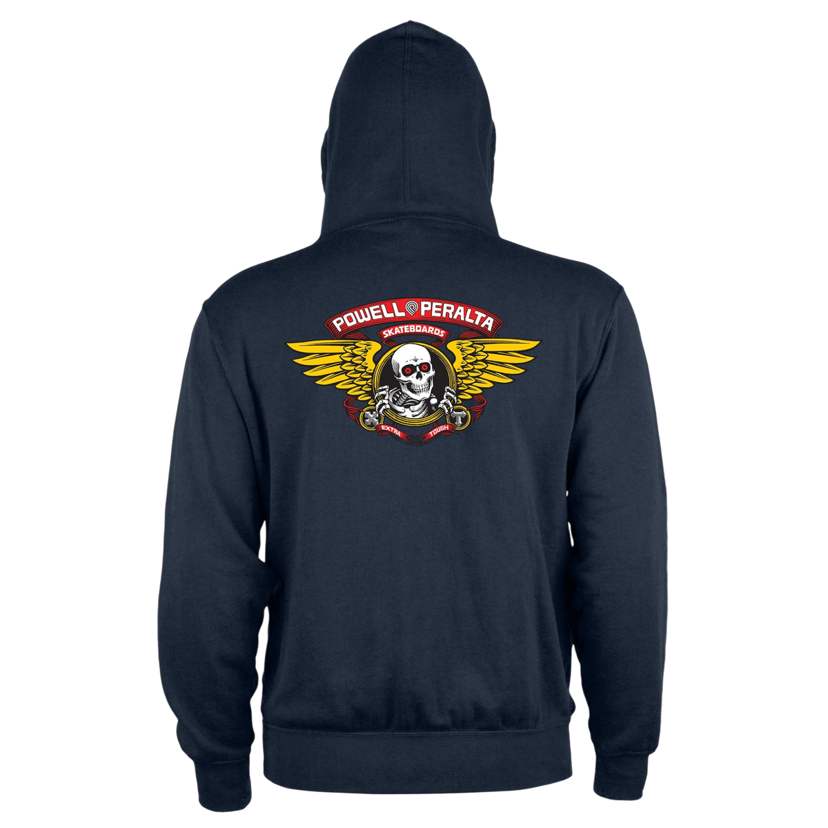 Powell Peralta Sweatshirt Hoodie Zip Winged Ripper - Navy